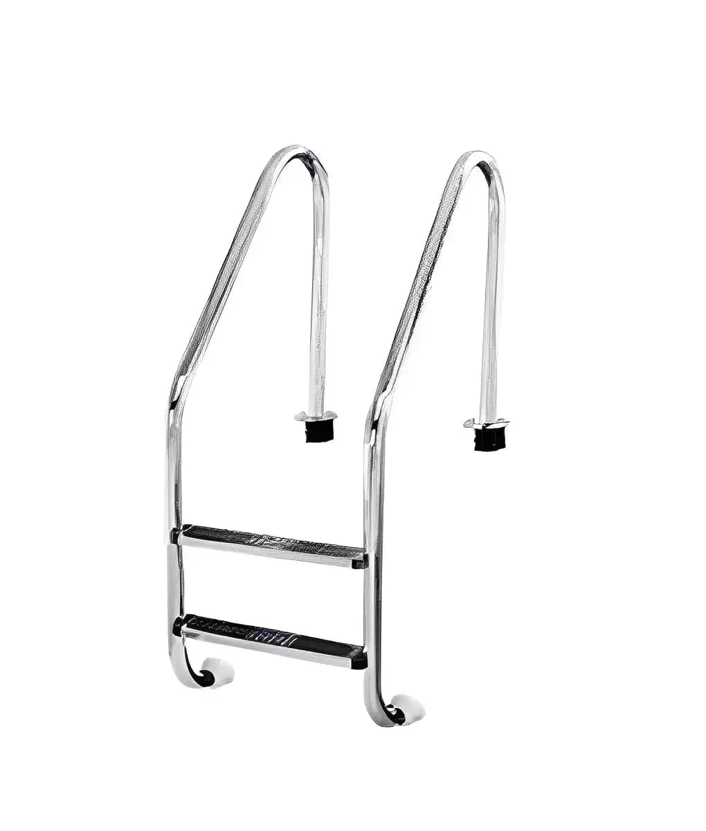 Escalera de 2 peldaños en acero inoxidable