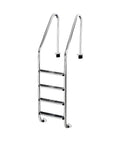 Escalera de 4 peldaños en acero inoxidable