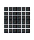 Mosaik- Mosaico color negro tornasol 2 x 2