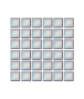Mosaik- Mosaico color gris tornasol 2 x 2
