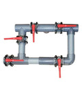 Manifold sencillo de 5 valvulas conexiones de 3″
