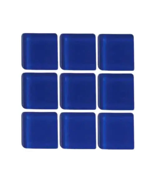 Cristalo Vitreo – Mosaico color azul cobalto 2.5 x 2.5