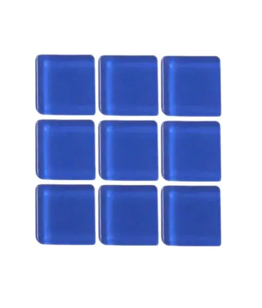 Cristalo Vitreo – Mosaico color azul intenso 2.5 x 2.5