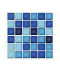 Mosaik- Mosaico mezcla Azul 4 de 2 x 2
