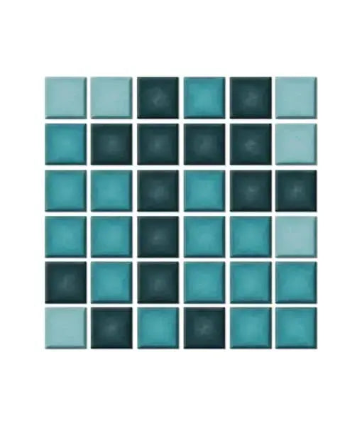 Mosaik- Mosaico mezcla Verde 2 x 2