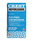 Pega veneciano Crest-ItaloVitreo 20 kg color azul Cancún