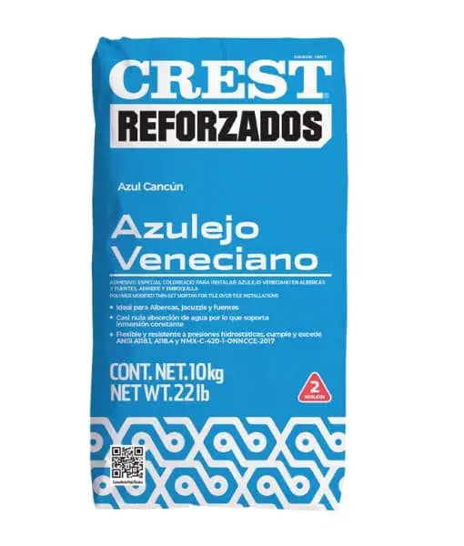 Pega veneciano Crest-ItaloVitreo 20 kg color azul índigo
