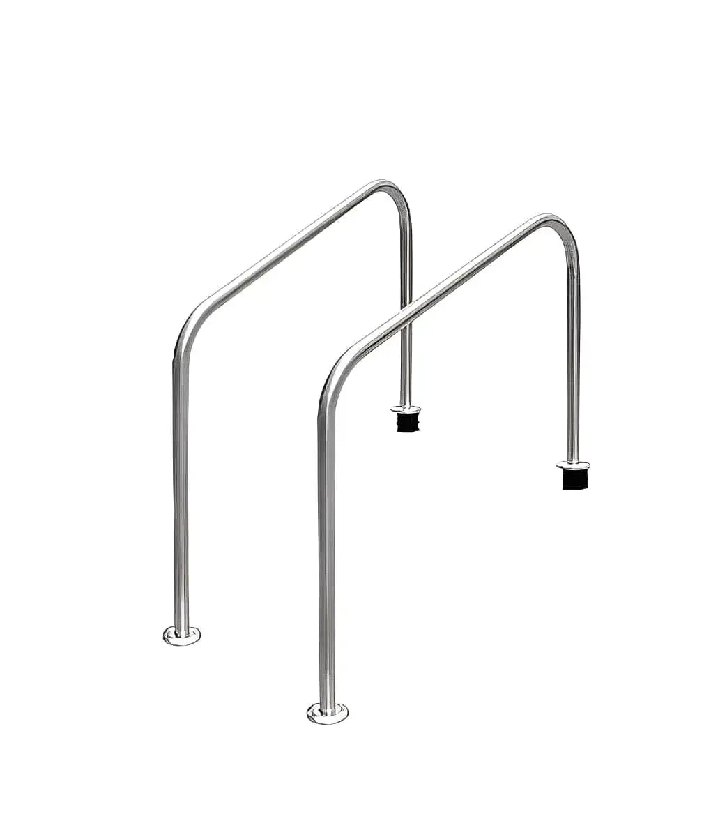 Pasamanos 2 curvas 48″ en acero inoxidable (1 pieza)