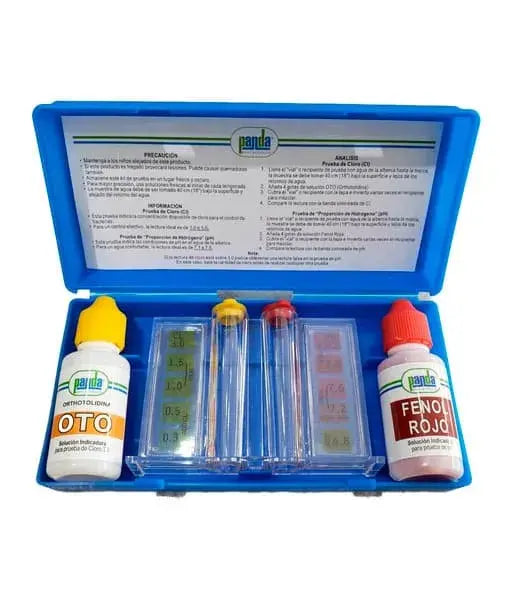 Kit analizador Cloro y pH – Panda