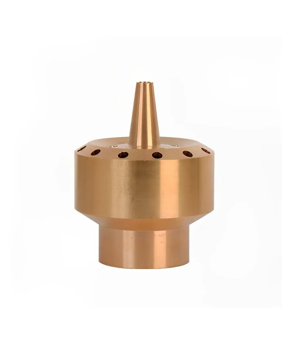 Boquilla decorativa serie Nosis de laton conexión 1.5″ efecto flor de loto