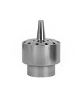 Boquilla decorativa serie Nosis de acero inoxidable conexión 2″ efecto flor de loto