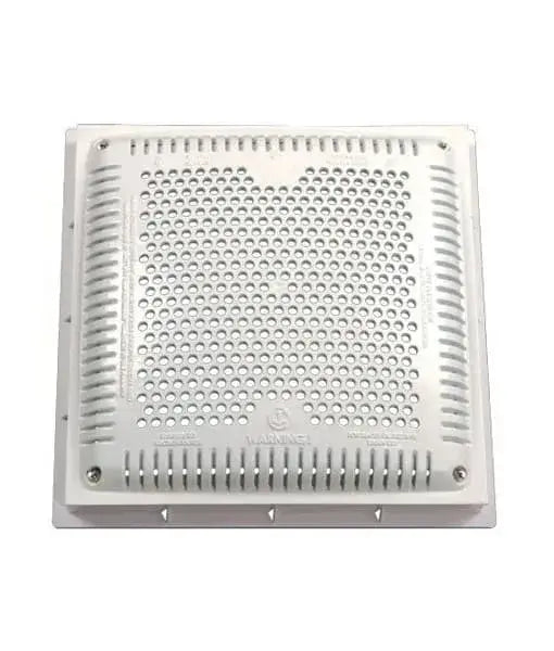 Rejilla cuadrada c/marco de 12″ x 12″