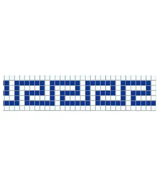 Vetro Venecia- Cenefa Grecia en mosaico veneciano 2×2