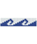 Vetro Venecia- Cenefa olas en mosaico veneciano 2×2