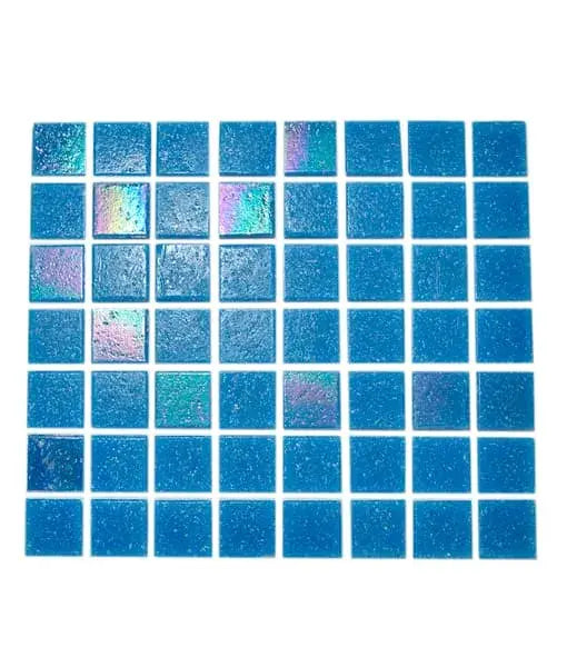 Vetro Venezia- Mosaico veneciano serie Stella Azul Cancún 2 x 2